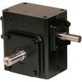 Worldwide Electric Worldwide HdRS133-20/1-L Cast Iron Right Angle Worm Gear Reducer 20:1 Ratio HdRS133-20/1-L